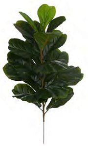 Planta Árvore Artificial Ficus Lyrata Real Toque X20 Verde 60cm
